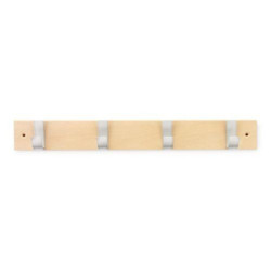 COLGADOR HAYA 4 GANCHOS ACERO/NATURAL 3704-8