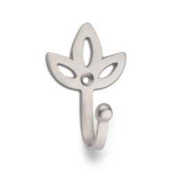 COLGADOR LATON TULIPAN NIQUEL SATINADO 3751-7