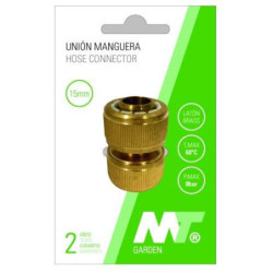 ENLACE REPARADOR LATON PARA MANGUERA 15MM