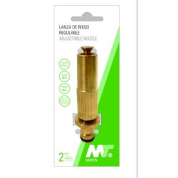 LANZA RIEGO LATON REGULABLE CON ENCHUFE RAPIDO M