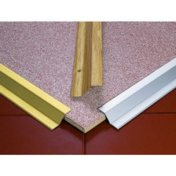PLETINA ALUMINIO ANODIZADO ORO ADHESIVA 37X12X0.83