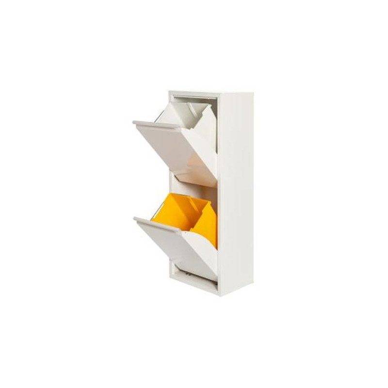 ARMARIO METAL RECICLAJE 2 CUBETAS BCO. X530.05/BI ARMARIO METAL RECICLAJE 2 CUBETAS BCO. X530.05/BI
