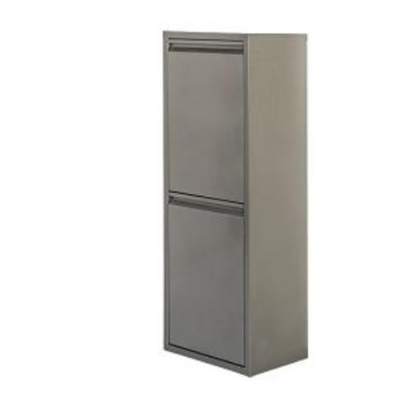ARMARIO METAL RECICLAJE 2 CUBETAS GRIS X530.05/MG ARMARIO METAL RECICLAJE 2 CUBETAS GRIS X530.05/MG