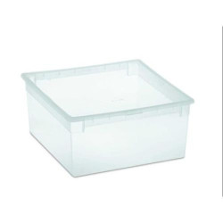 CAJA ORDENACION LIGHT BOX M 12 L. TRANSPARENTE