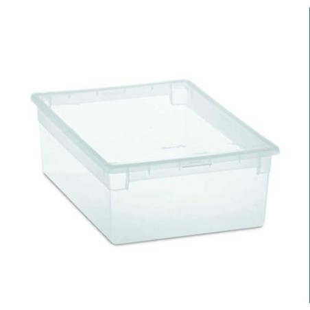 CAJA ORDENACION LIGHT BOX L 23 L. TRANSPARENTE