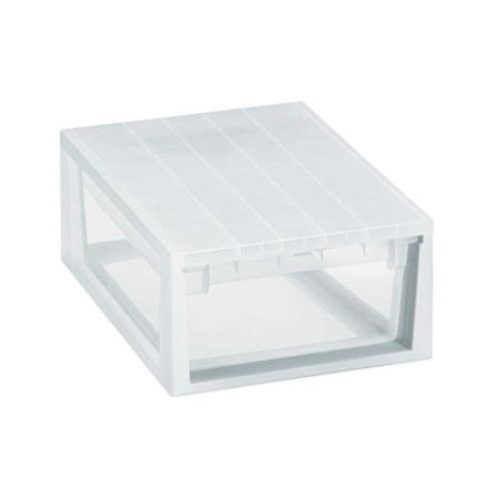 CAJA ORDENACION LIGHT DRAWER M 12L.TRANSPARENTE