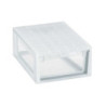 CAJA ORDENACION LIGHT DRAWER M 12L.TRANSPARENTE