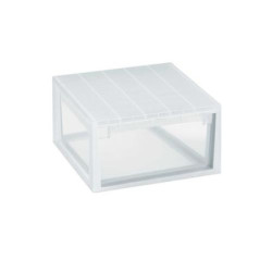 CAJA ORDENACION LIGHT DRAWER L 23L.TRANSPARENTE
