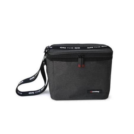 BOLSA TERMICA 4 L NEGRO JASPEADA - 9100-TN