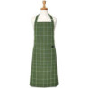 DELANTAL ALG.RECICLADO 89X70CM CUADROS VERDES