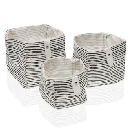 SET 3 CESTAS BLACK LINE 22000013