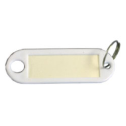 LLAVERO VENTANILLA BLANCO A-1 (BOLSA 100)