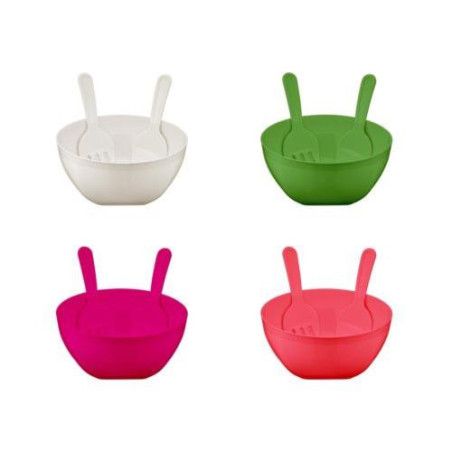 BOL ENSALADA CON CUCHARA+TENEDOR SURTIDO 031249