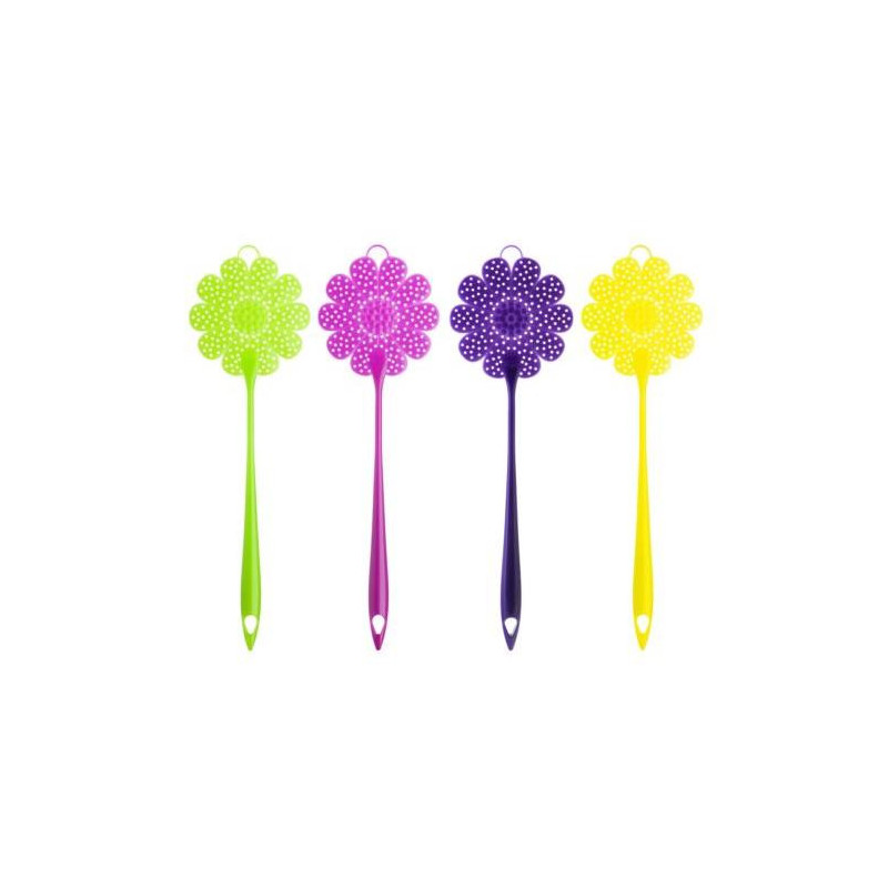 PALETA MATAMOSCAS FLOWER POWER COLOR SURTIDO