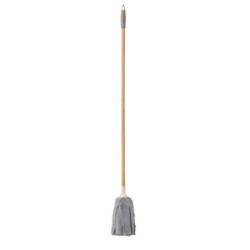 FREGONA MICROFIBRA BAMBOO PRINT GREY CON PALO 9394