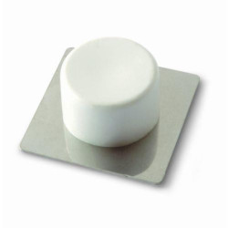 TOPE PUERTA ADH.ACERO INOX BLANCO B90010B
