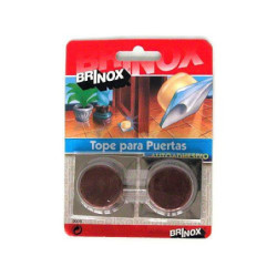 TOPE PUERTA ADHESIVO MARRON (DISPLAY-2) 9006
