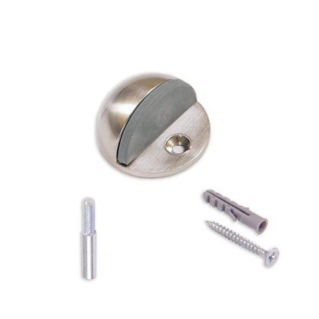 TOPE PUERTA C/PIVOTE Y TORNILLO CROMO MATE B90200F