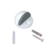 TOPE PUERTA C/PIVOTE Y TORNILLO BLANCO B90200D