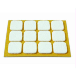 DESLIZADORES FIELTRO 20X23MM.BLANCO (DS-12)B70740B