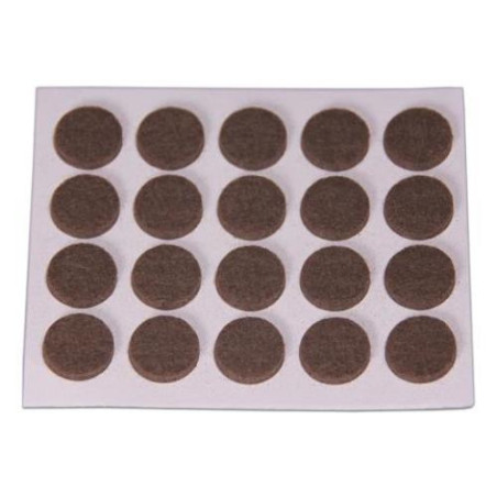 FIELTRO ADHESIVO DISCO 16 MM. MAR. DISPLAY-20