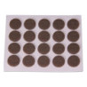 FIELTRO ADHESIVO DISCO 16 MM. MAR. DISPLAY-20