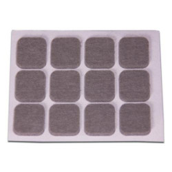DESLIZADOR FIELTRO SINT. 20X23 MM. GRIS DISPLAY-12