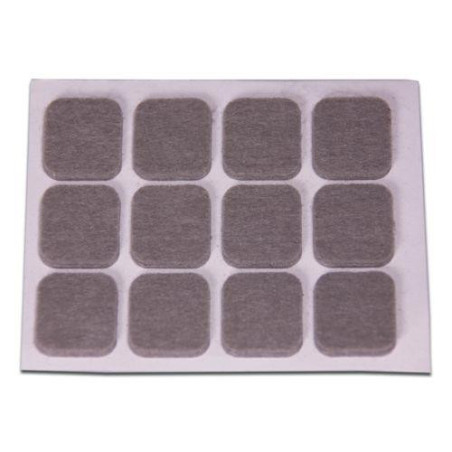 DESLIZADOR FIELTRO SINT. 20X23 MM. GRIS DISPLAY-12