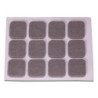 DESLIZADOR FIELTRO SINT. 20X23 MM. GRIS DISPLAY-12