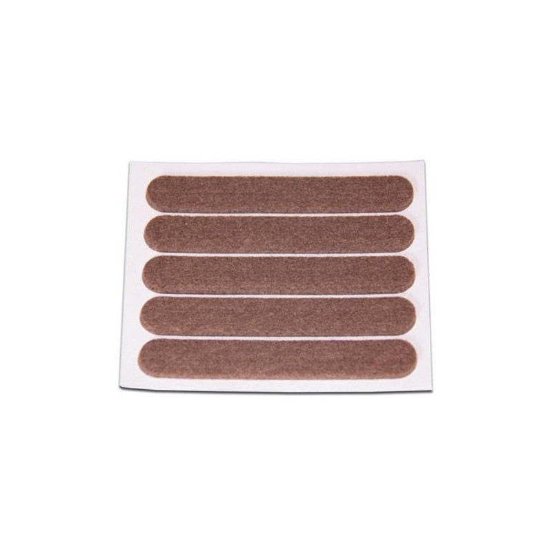 DESLIZADOR FIELTRO SINTETICO 13X91MM MARRON (DS-5)