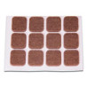 DESLIZADORES FIELTRO ADHESIVO 20X23 MM. BL-12