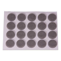 DESLIZADOR FIELTRO SINTETICO 16MM GRIS (DS-20)