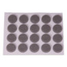 DESLIZADOR FIELTRO SINTETICO 16MM GRIS (DS-20)