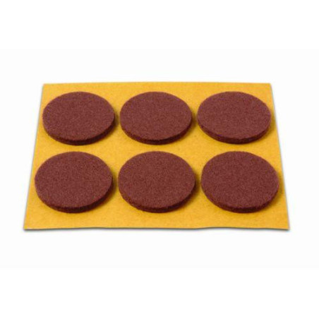 DESLIZADORES FIELTRO 30MM MARRON B70750M