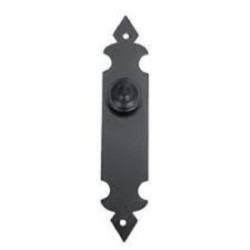 TIRADOR POMO PLACA LISA 30X150 MM.