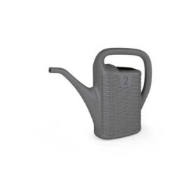 REGADERA EFECTO RATTAN 2LT COLOR ANTRACITA