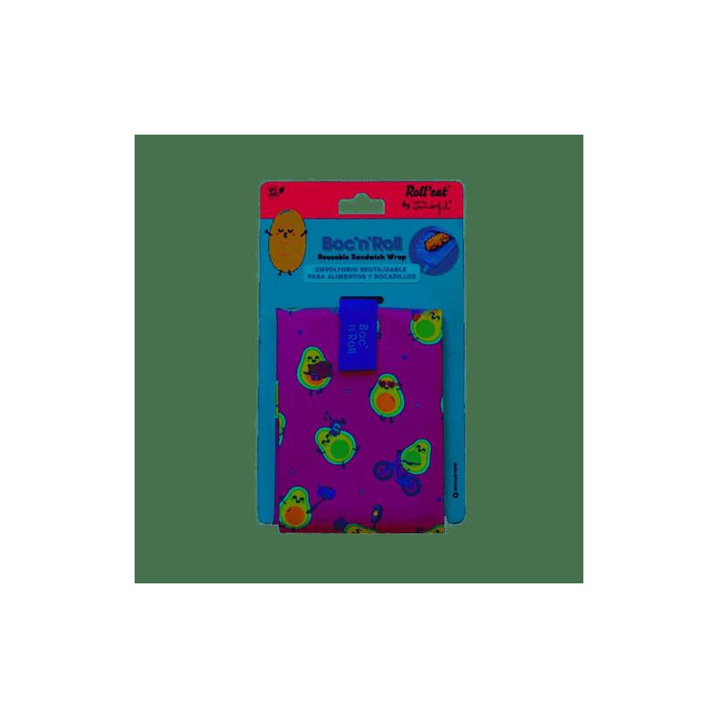 PORTA BOCADILLOS BOC N ROLL WONDERFUL AGUACATE