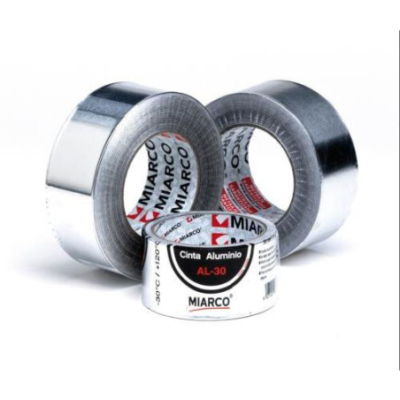 CINTA ALUMINIO AL-30 AC PLATA 25 MM. X50 M. 5050