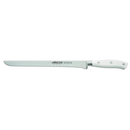 CUCHILLO JAMONERO CON ALVEOLOS 25CM RIVIERA BLANCO