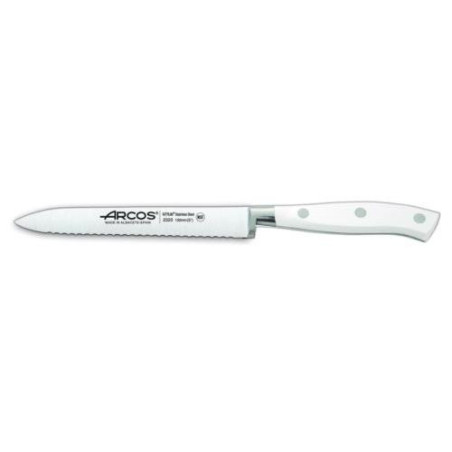 CUCHILLO TOMATERO PERLADO 13CM RIVIERA BLANCO
