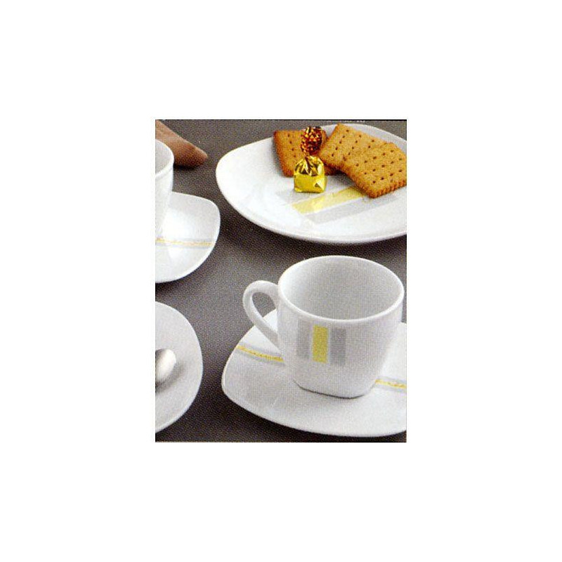 JUEGO 6 TAZAS CAFE GREEN/GREY