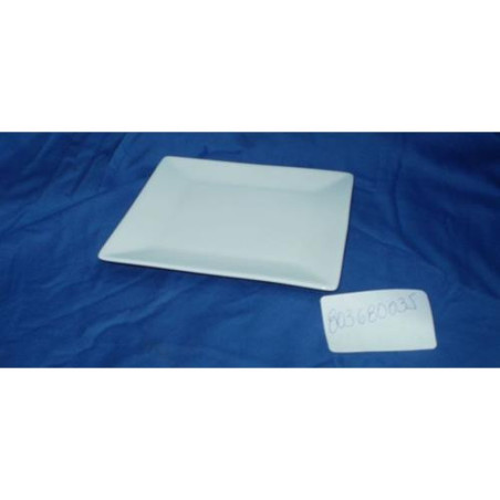PLATO 15X15 PORCELANA BLANCO SQUARE CUADRADO