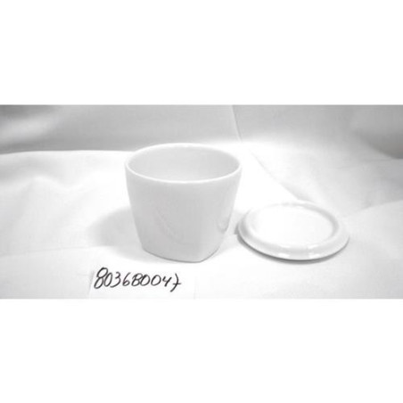 AZUCARERO PORCELANA BLANCO LOTTO CUADRADA