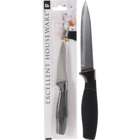 CUCHILLO COCINA INOX 20CM MANGO NEGRO C80621720