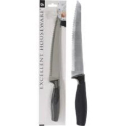 CUCHILLO PAN INOX 33CM MANGO NEGRO C80621740