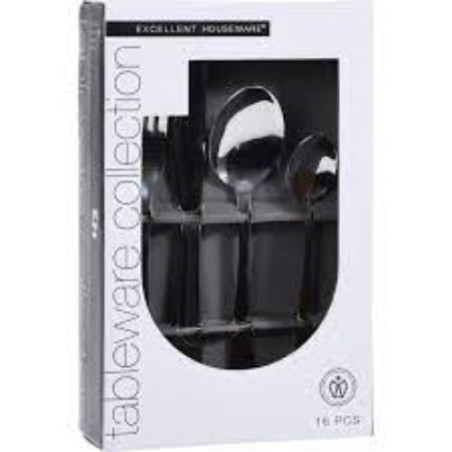 CUBERTERIA 16 PIEZAS ACERO INOXIDABLE CC4000080