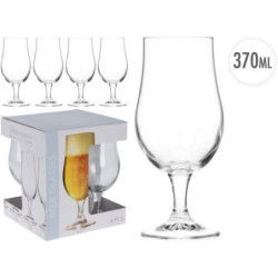 SET 4 COPAS CRISTAL CERVEZA 37 CL.