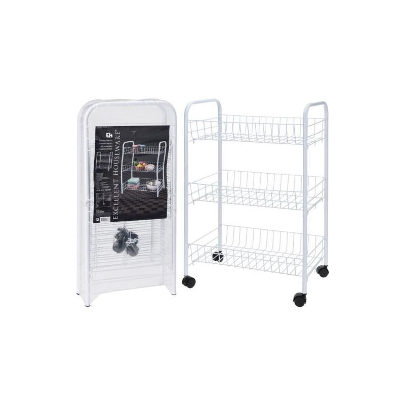 CARRITO COCINA METALICO 3 ESTANTES 101000970