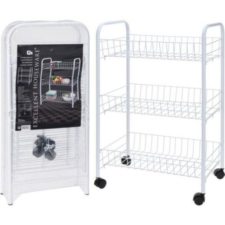 CARRITO COCINA METALICO 3 ESTANTES 101000970