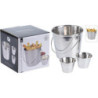 SET 3 PIEZAS PARA APERITIVOS ACERO INOX. A12405130